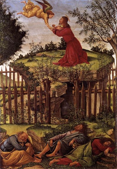 Agonía en el Jardín de Sandro Botticelli